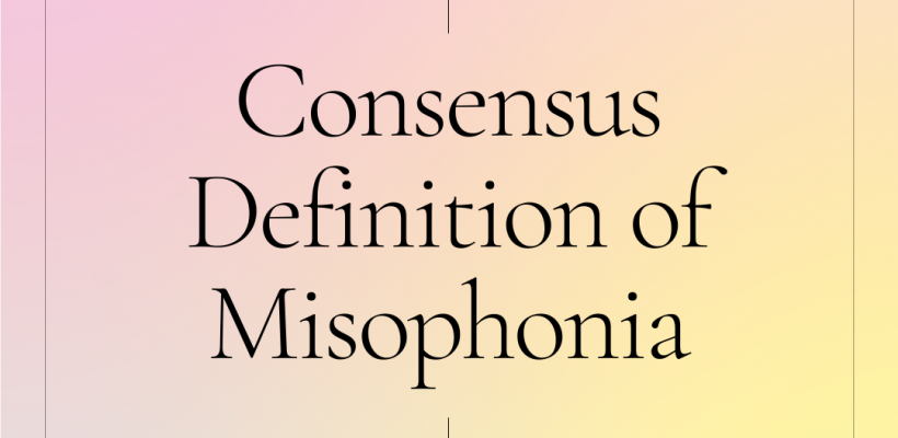 Misophonia Definition