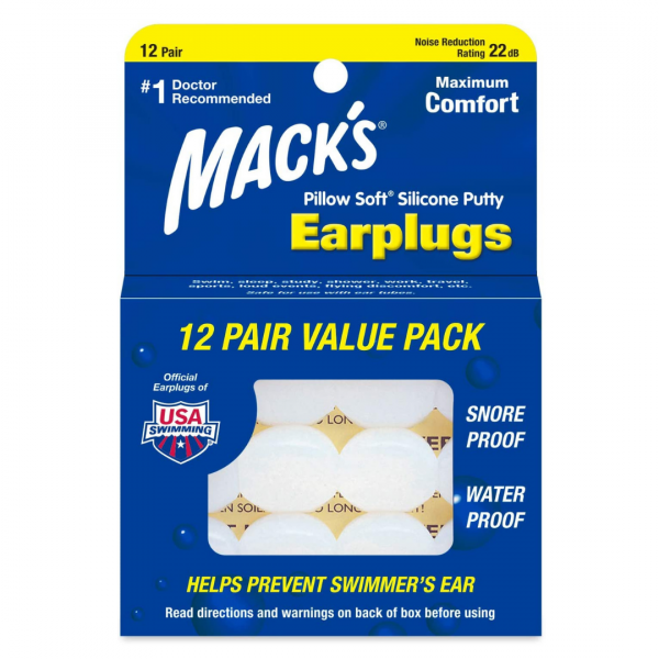 Mack's Pillow Soft Silicone Earplugs for Misophonia